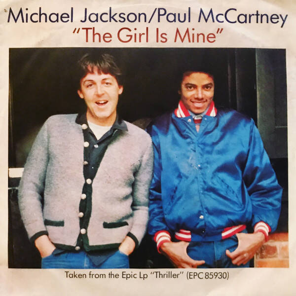 7 inch single Michael Jackson/Paul McCartney - The Girl Is Mine