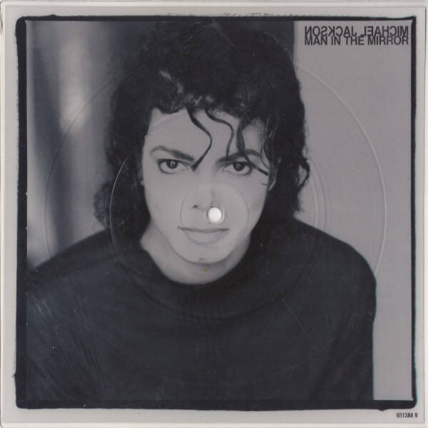 7'' Square Shape Vinyl Michael Jackson - Man In The Mirror