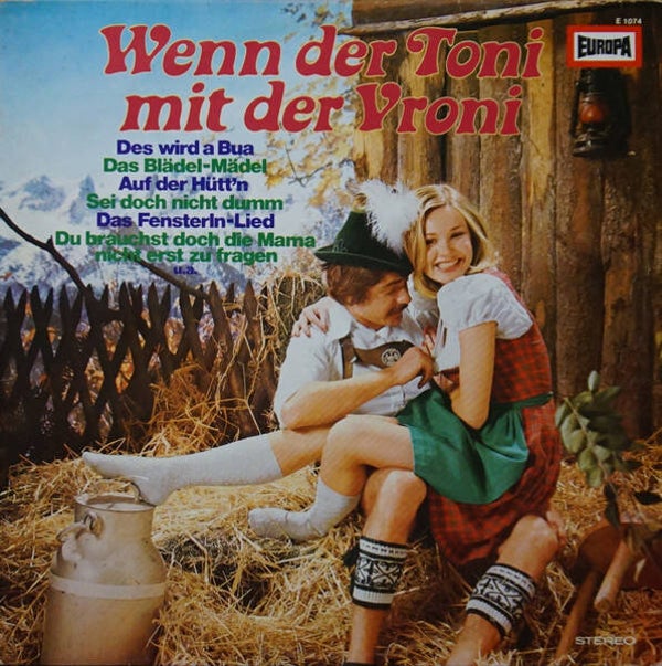 LP Various - Wenn Der Toni Mit Der Vroni - Schlager