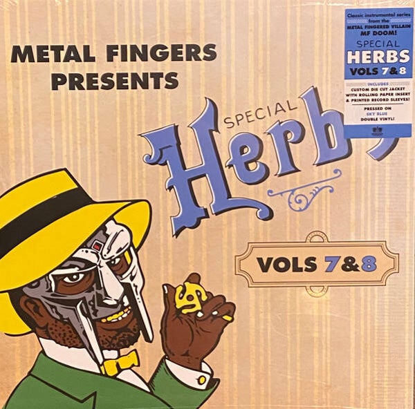 Metal Fingers Villain MF Doom - Special herbs (Vol7&8) - HipHop/Instrumental