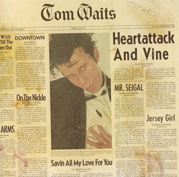 CD Tom Waits - Heartattack And Vine - Blues / Ballad Rock