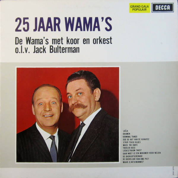 LP De Wama's - 25 Jaar Wama's - Schlager
