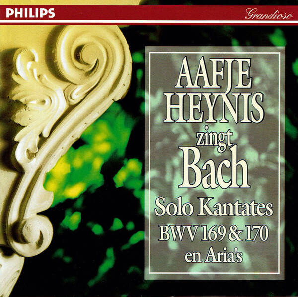 CD - Bach* - Aafje Heynis – Aafje Heynis Zingt Bach. Solo Kantates BWV 169 & 170 En Aria's