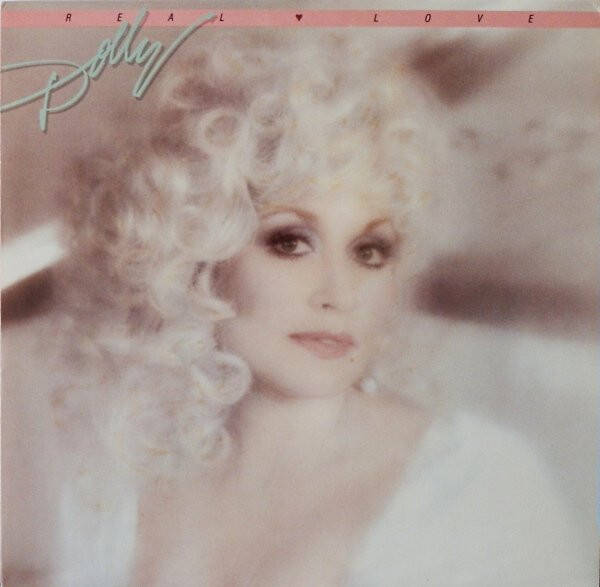 LP Dolly Parton -real love -record vg+ cover vg+ country