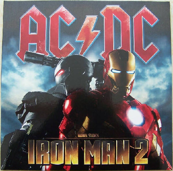 LP AC DC Iron man 2 - Marvel