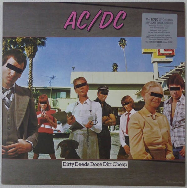 LP AC DC Dirty deeds done dirt cheap
