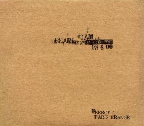CD - Pearl Jam – 08 6 00 - Bercy - Paris, France - alternative classick rock grunge
