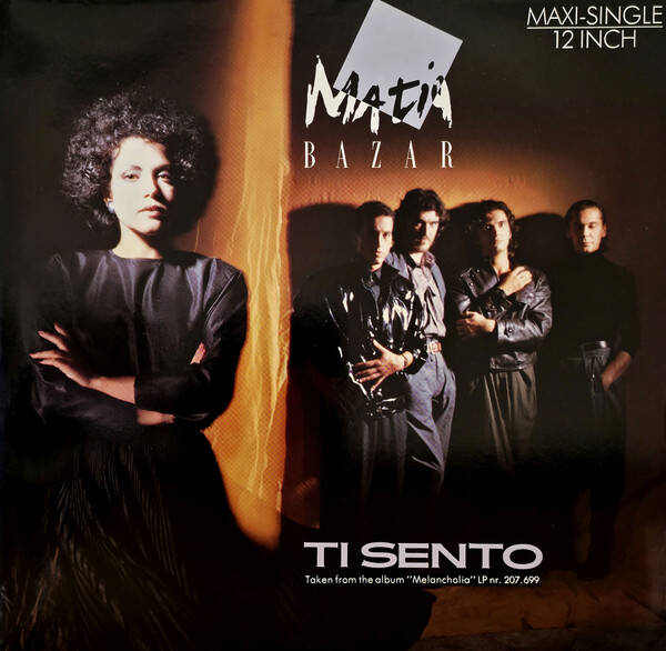 12 inch Matia Bazar ‎– Ti Sento Electronic Style: Synth-pop