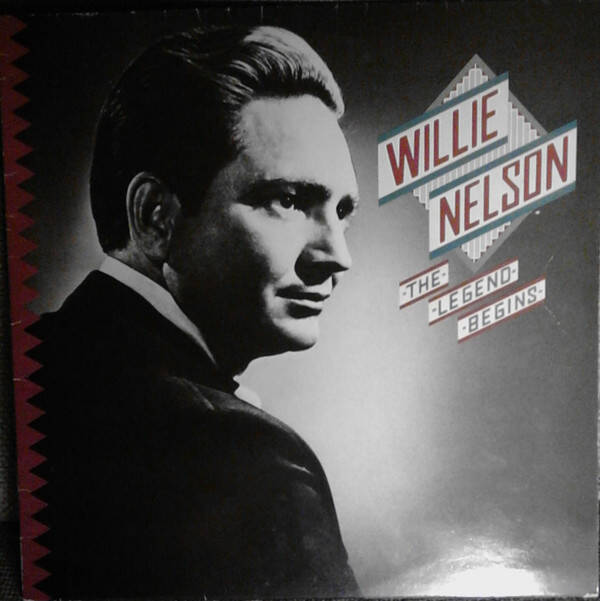 LP -Willie Nelson - The legend begins - record vg+ cover vg+ country