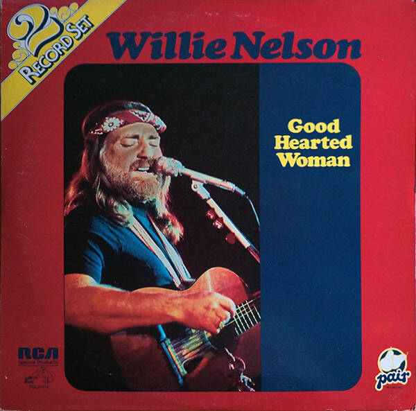 LP -Willie Nelson  - Good hearted woman - record vg+ cover vg+ country