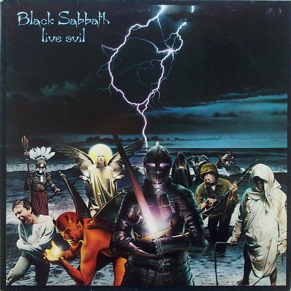 LP -Black Sabbath – Live Evil -rock heavy metal