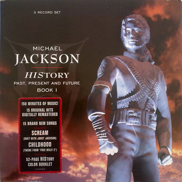 LP Michael Jackson -History-3 record set -past, present and future-book 1 -Pop Rock, Soul, Disco