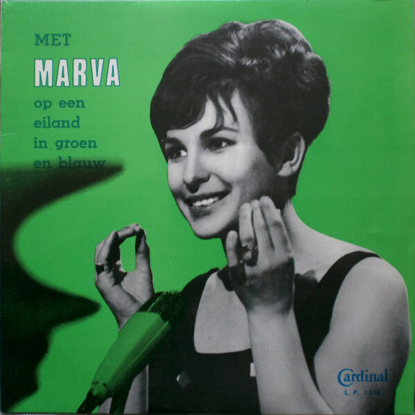 LP Marva - Met Marva Op Een Eiland In Groen  En Blauw - Schlager