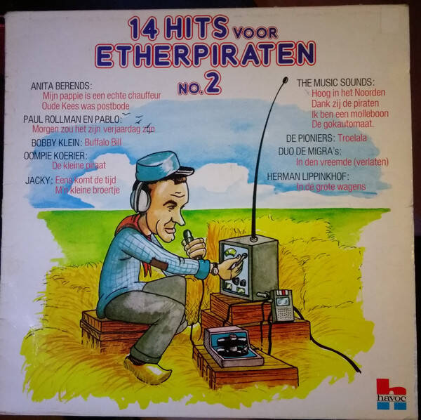LP Various - 14 Hits Voor  Etherpiraten No2