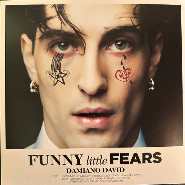 LP Dammiano David -Funny little fears - ivory vinyl - als nieuw
