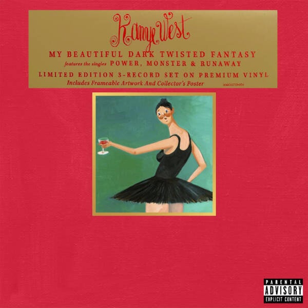 3 LP Kanye West – My Beautiful Dark Twisted Fantasy - Limited
