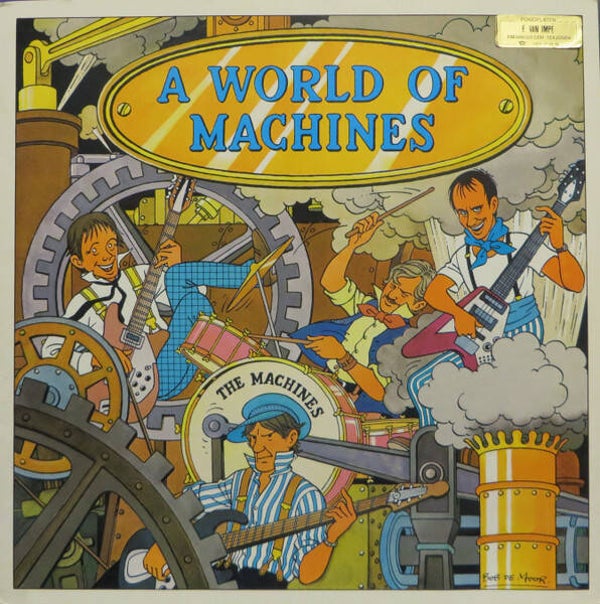 LP -The Machines - World of machines -	New Wave, Power Pop