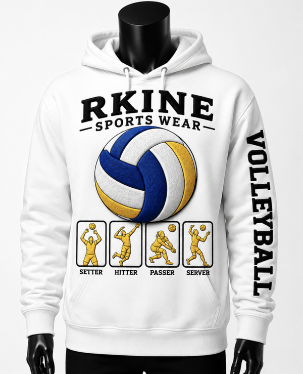 White  RKINE Sportswear Hoodie