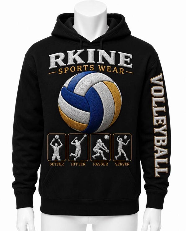 Black RKINE Sportswear Hoodie