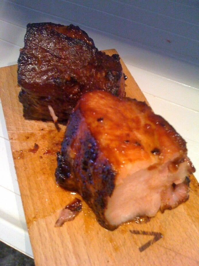 Indisch spek, een populair gerecht uit de Indonesische keuken.