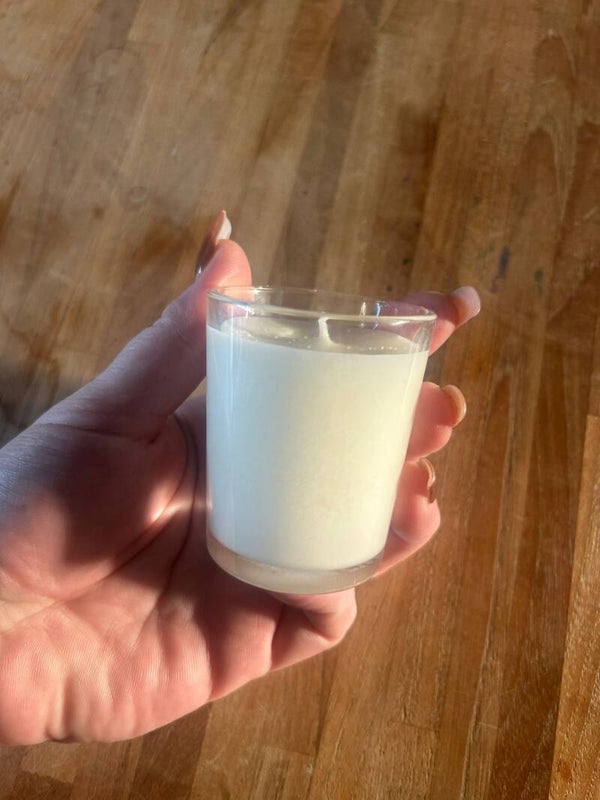 Doorzichtig potje sojawas 75 ml