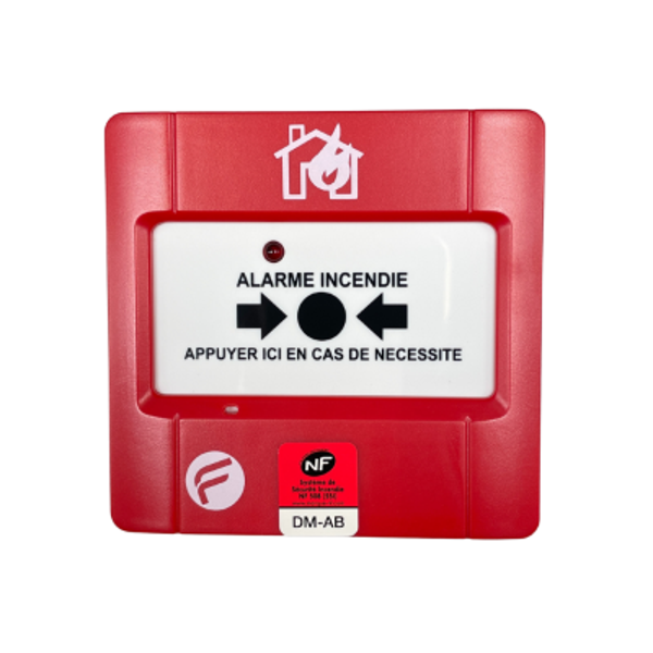 Déclencheur manuel d'alarme incendie type 1 filaire
