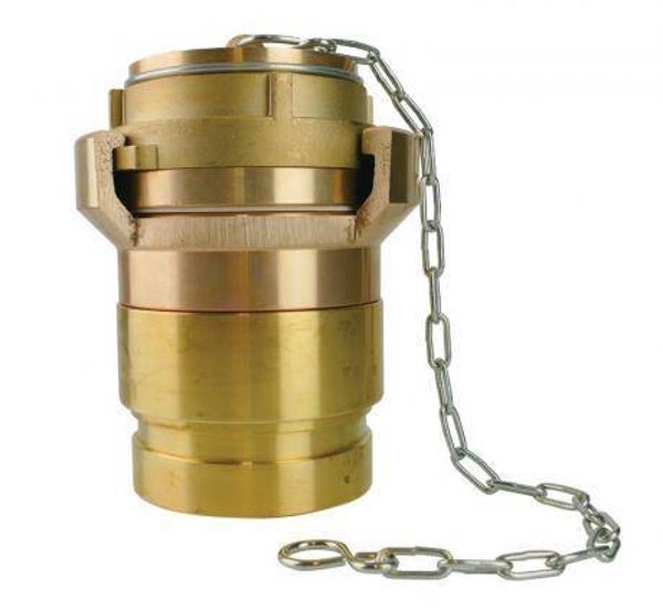 RACCORD D'ALIMENTATION COLONNE SECHE RAINURE DN 65 EN FRANCE