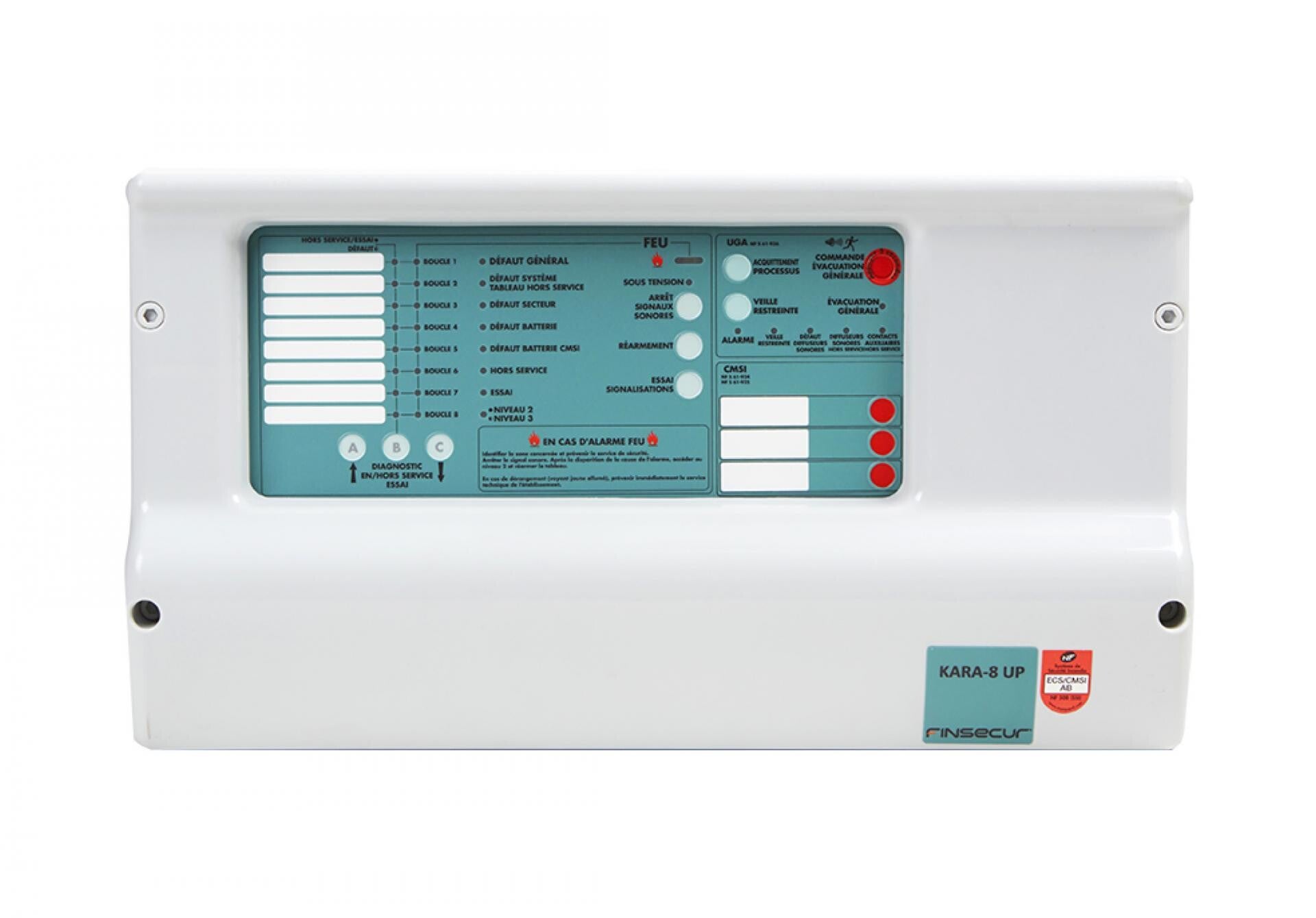 Alarme incendie type 1 Kara 8 UP ECS / CMSI CONVENTIONNELS