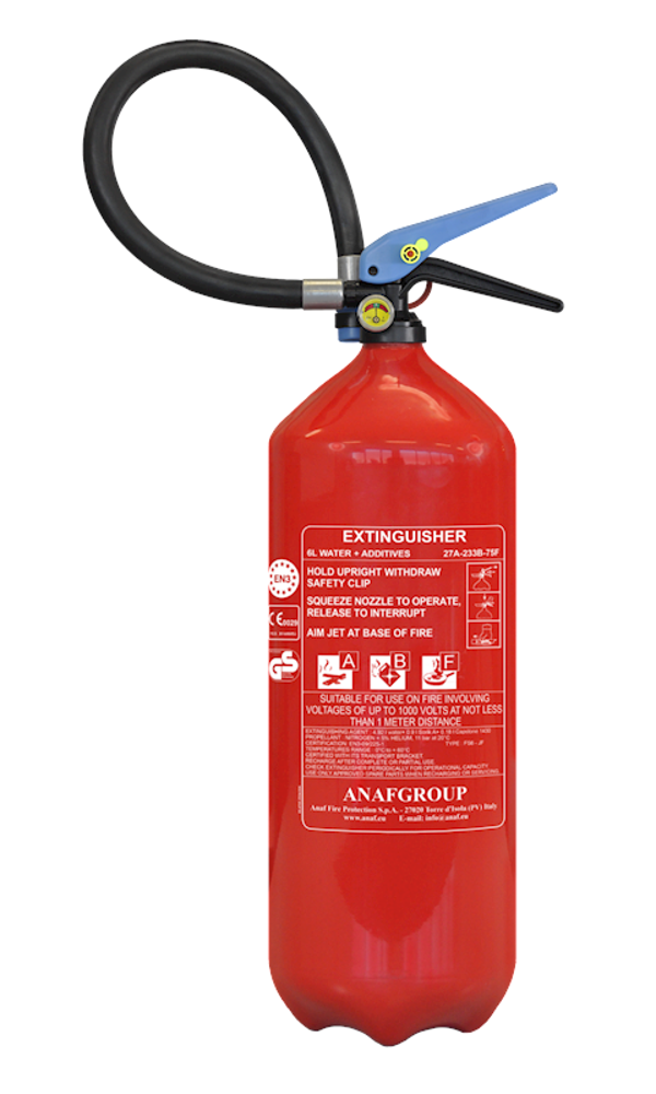 EXTINCTEUR RESTAURANT ANAF 6L CLASSE ABF