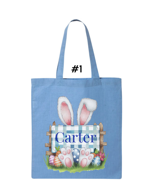 🌸 Personalized Easter Bunny Bags – 7 Adorable Designs 🌸