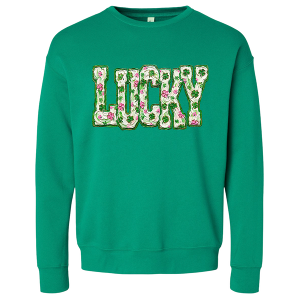 Faux Brushstroke Lucky