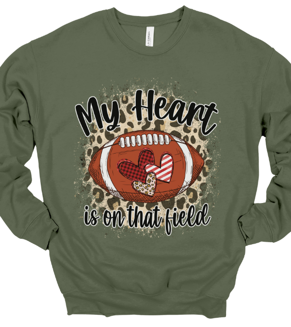 My Heart is on that Field Crewneck Sweatshirt