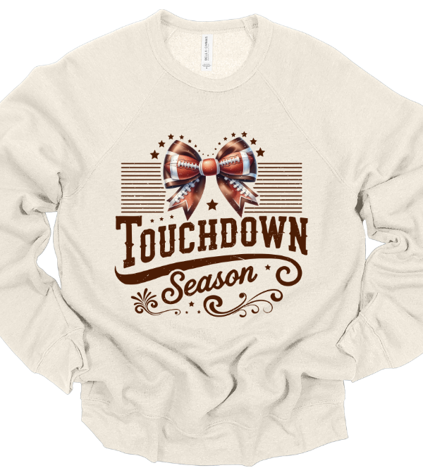 Touchdown Season Football Crewneck Sweatshirt