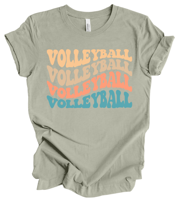 Stacked "Volleyball" T-Shirt