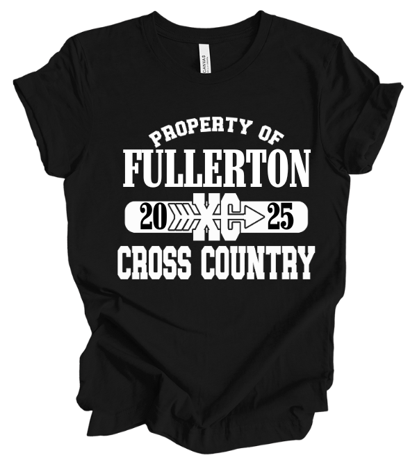 Property of (Your Team Name) Cross Country T-Shirt