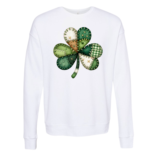 Patchwork Shamrock Crewneck