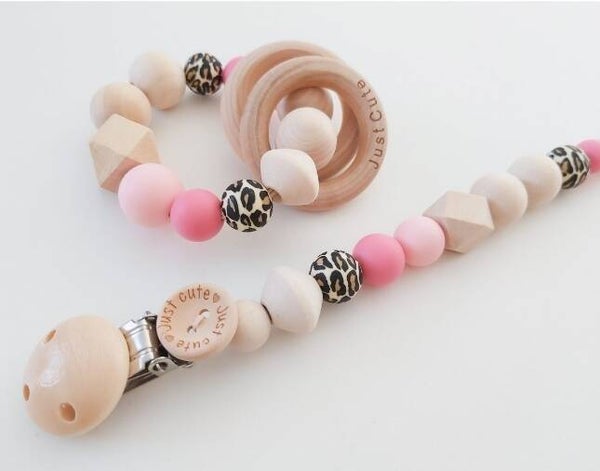 Set speenkoord & bijtring Maud