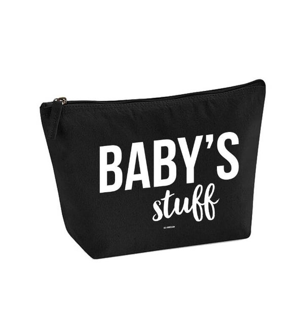 Toilettas Baby's stuff groot zwart