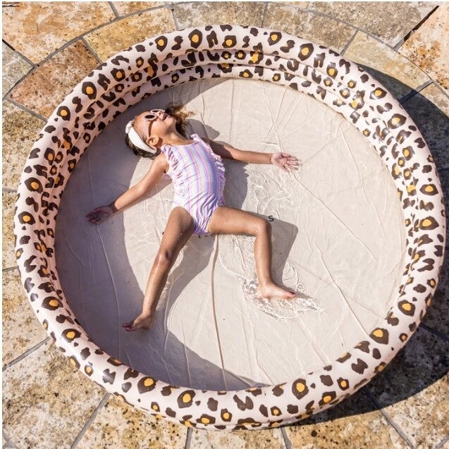 Zwembad panterprint beige 150cm