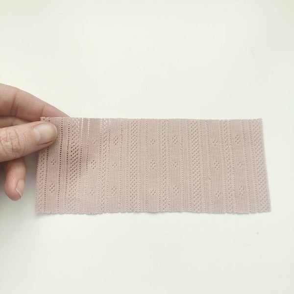 Plaid Oud Roze Ajour