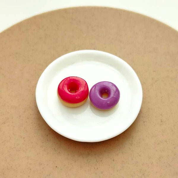 Donuts paars/rood