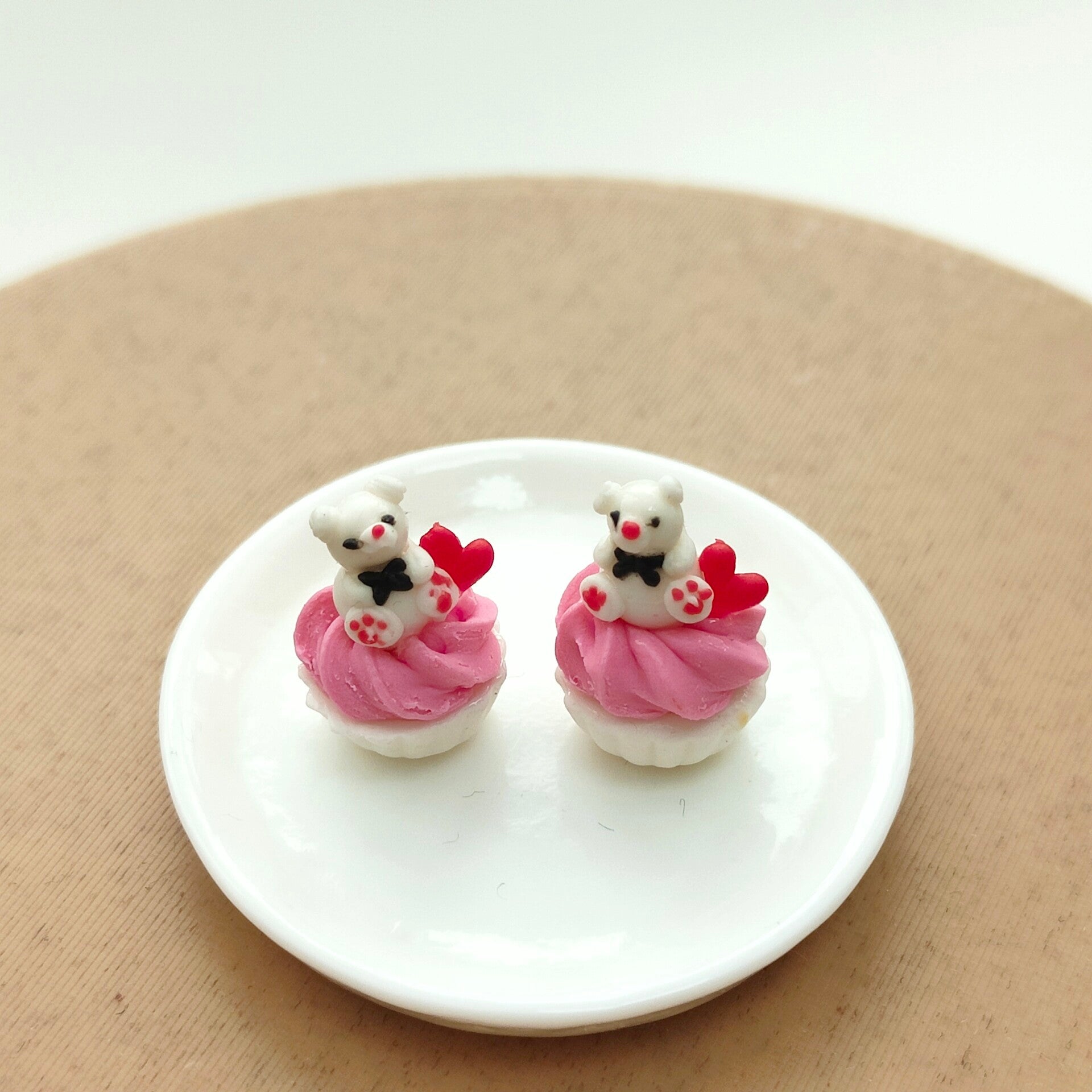 Cupcakes met teddybeertje