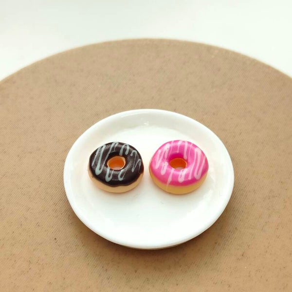 Donuts roze en choco swirl