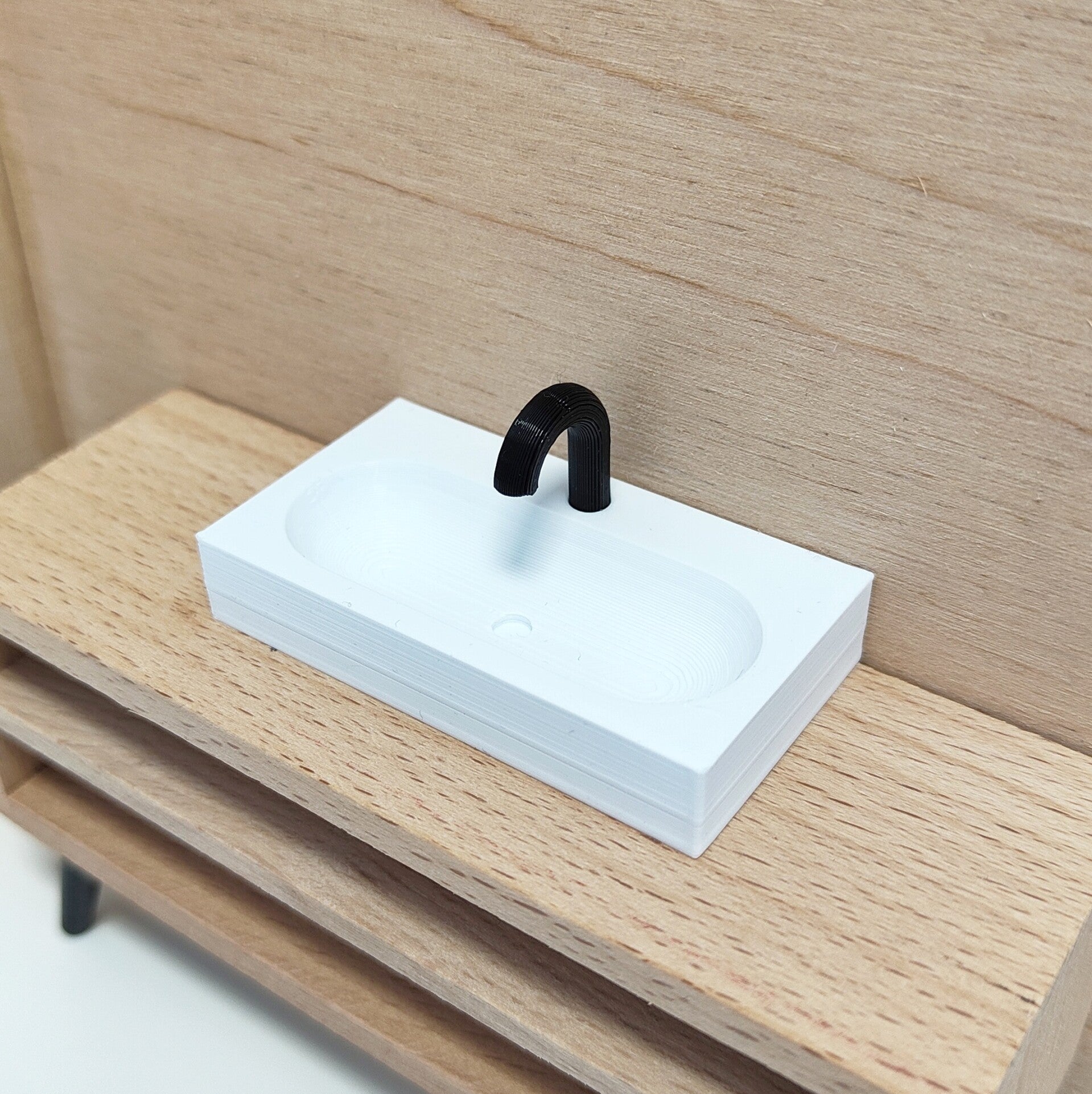 Wasbak Breed Ovaal  met Kraan (kids)