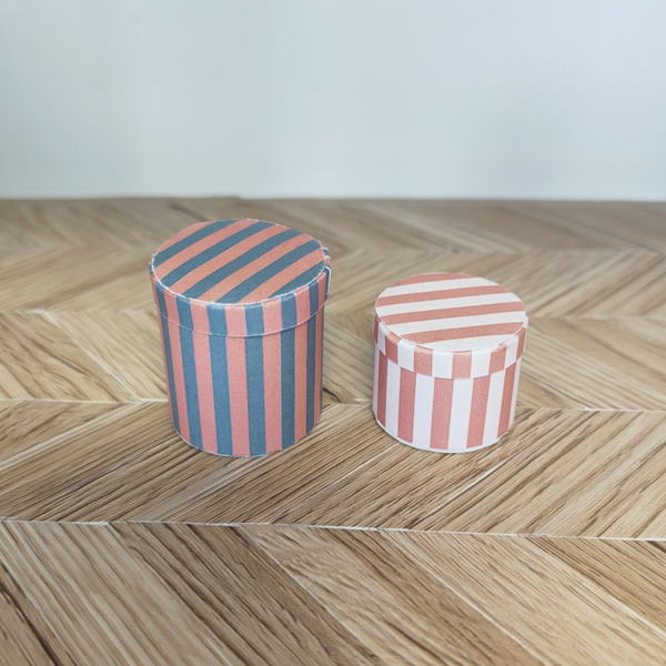 opbergboxen gestreept set van 2