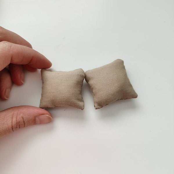 Kussentjes effen beige