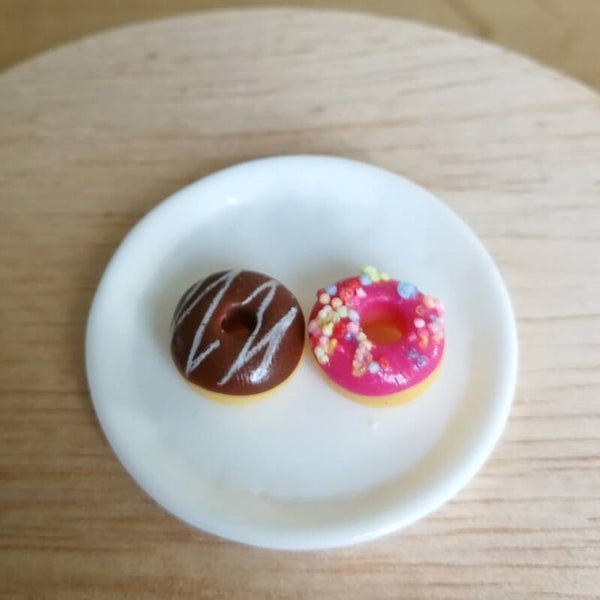Donuts Choco / Roze Disco 2 stuks
