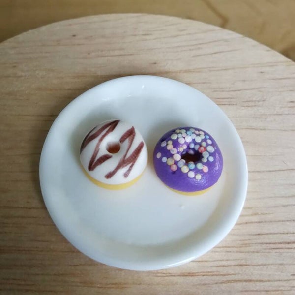 Donuts Choco / Lila Disco 2 stuks