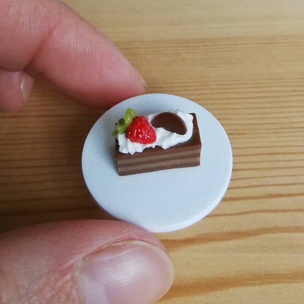 Gebakje Choco met Aardbei