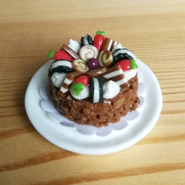 Choco taartje met Oreo en Aardbei